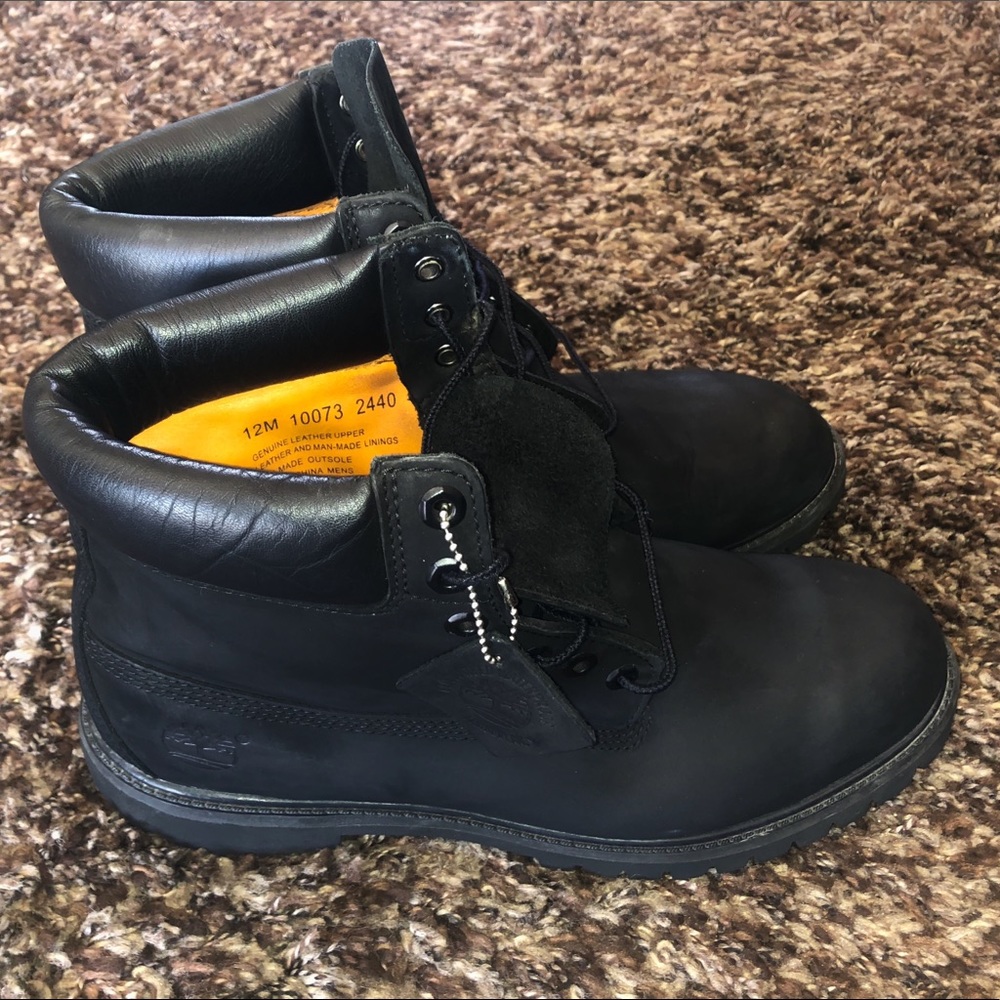 Black Timberland Boots